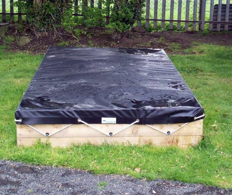 Black Sandpit Cover